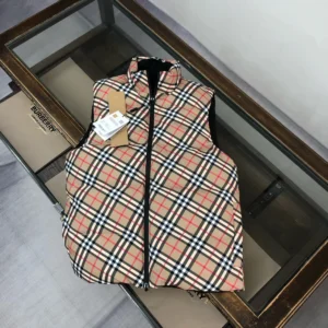 Burberry Reversible Puffer Vest - Burberry puffer vest real photo 1