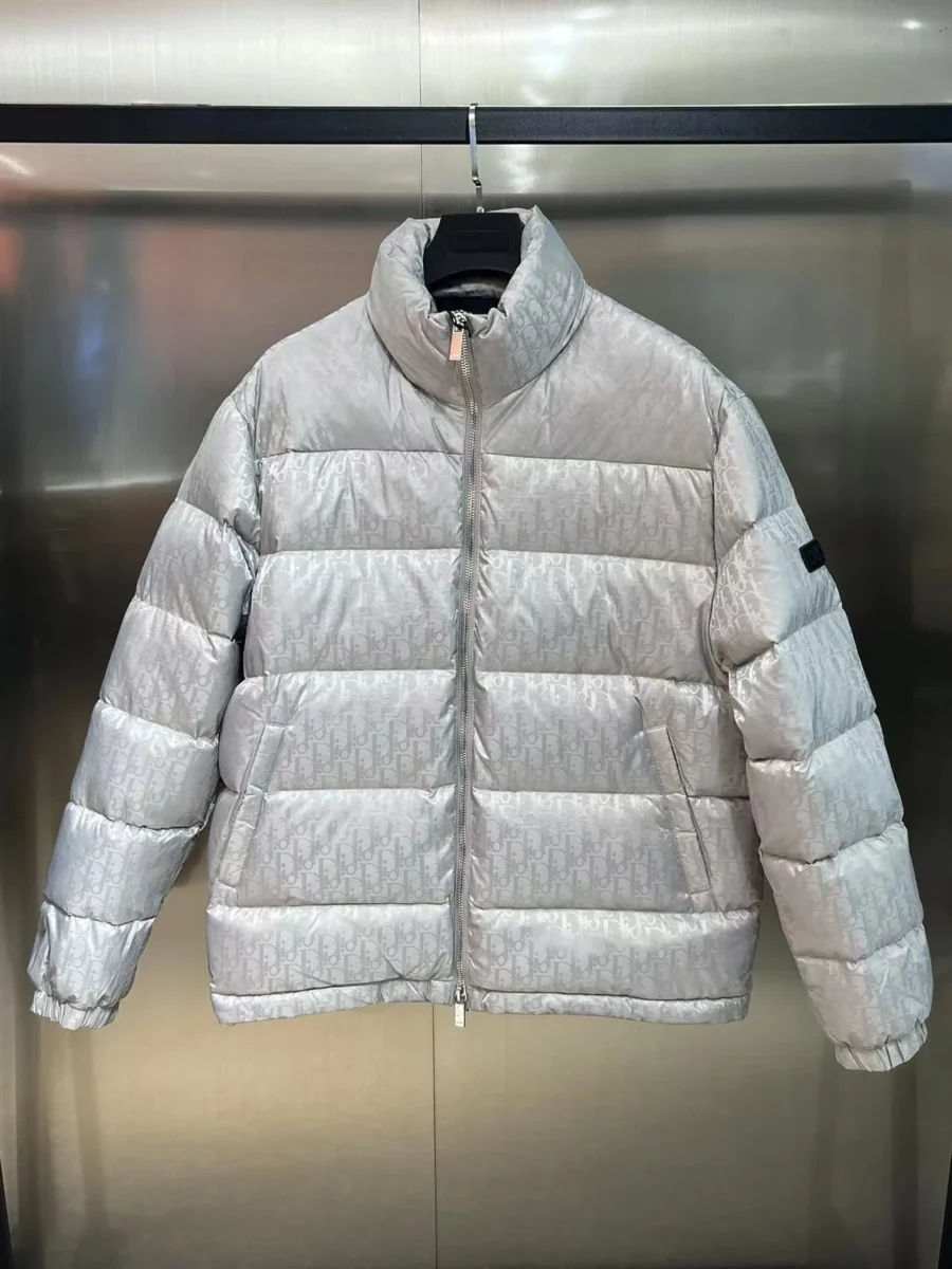 Burberry Zip Puffer Jacket - Style 5 - Burberry puffer jacket real photo 1