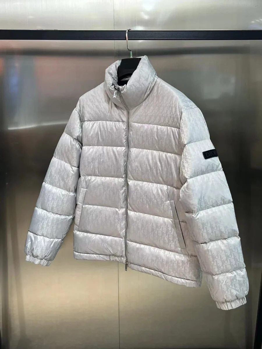 Burberry Zip Puffer Jacket - Style 5 - Burberry puffer jacket real photo 3