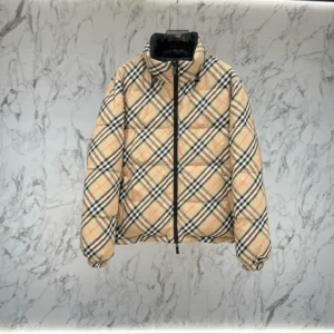 Burberry Zip Puffer Jacket - Style 11 - Burberry puffer jacket real photo 1