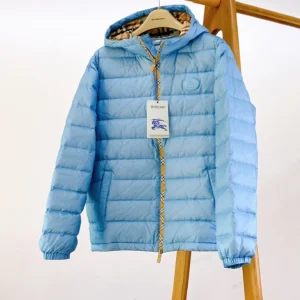 Burberry Zip Puffer Jacket - Style 12 - Burberry puffer jacket real photo 1