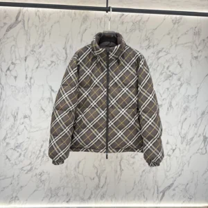 Burberry Zip Puffer Jacket - Style 15 - Burberry puffer jacket real photo 1