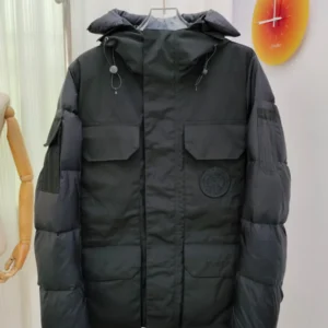 Canada Goose Fur-Collar Puffer Jacket - Style 3 - Canada Goose puffer jacket real photo 1