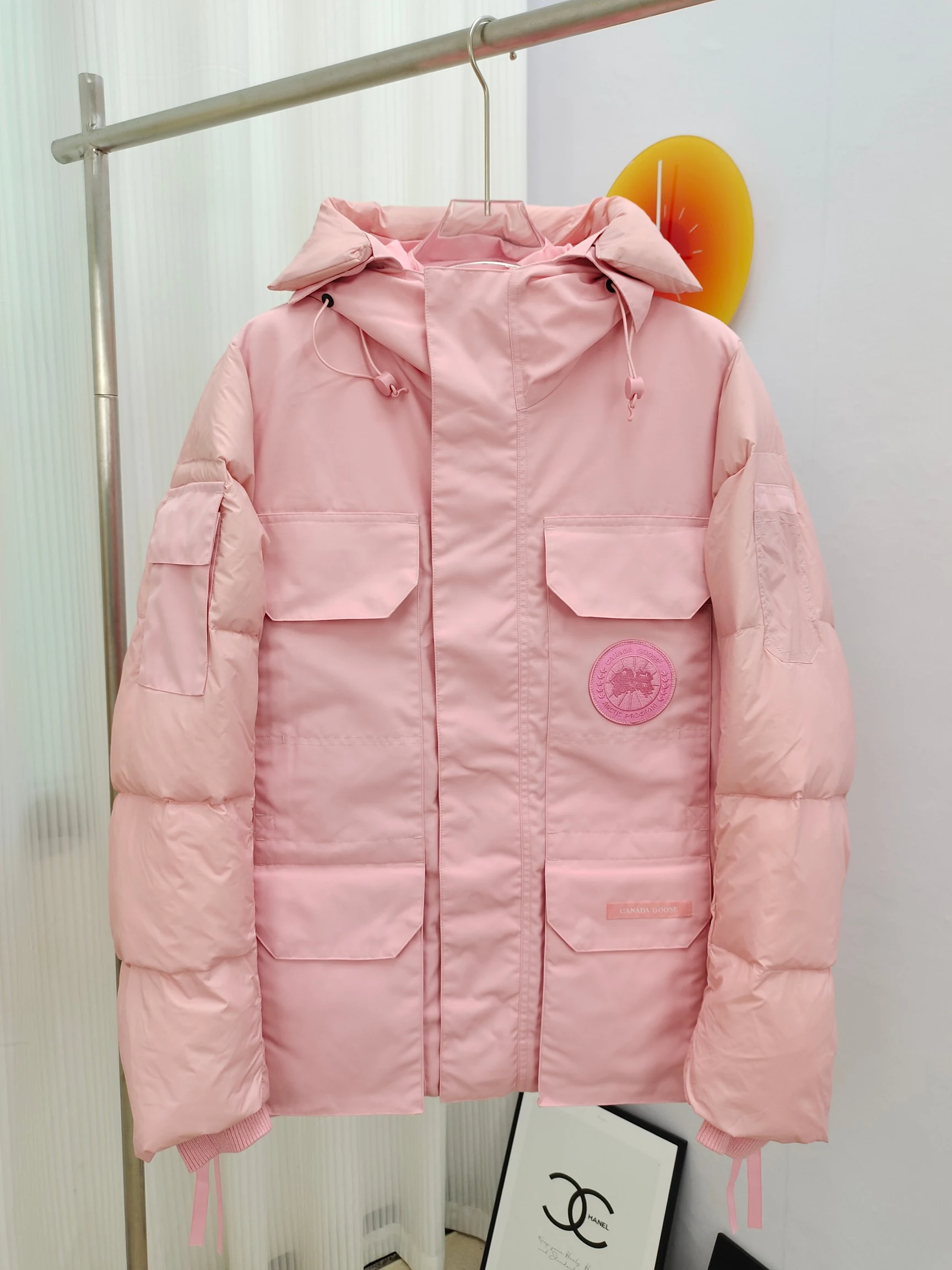 Canada Goose Fur-Collar Puffer Jacket - Style 4 - Canada Goose puffer jacket real photo 1