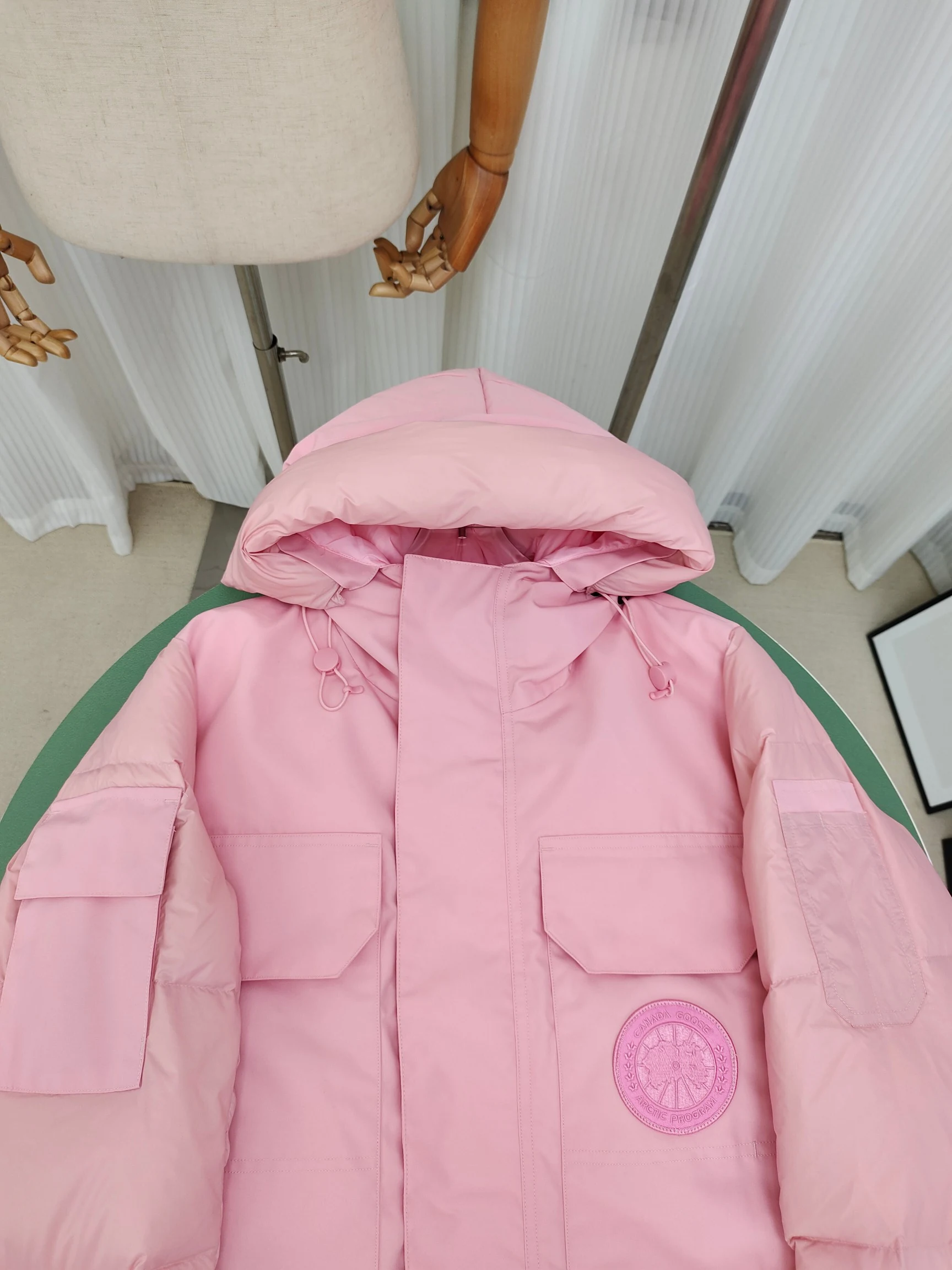 Canada Goose Fur-Collar Puffer Jacket - Style 4 - Canada Goose puffer jacket real photo 2