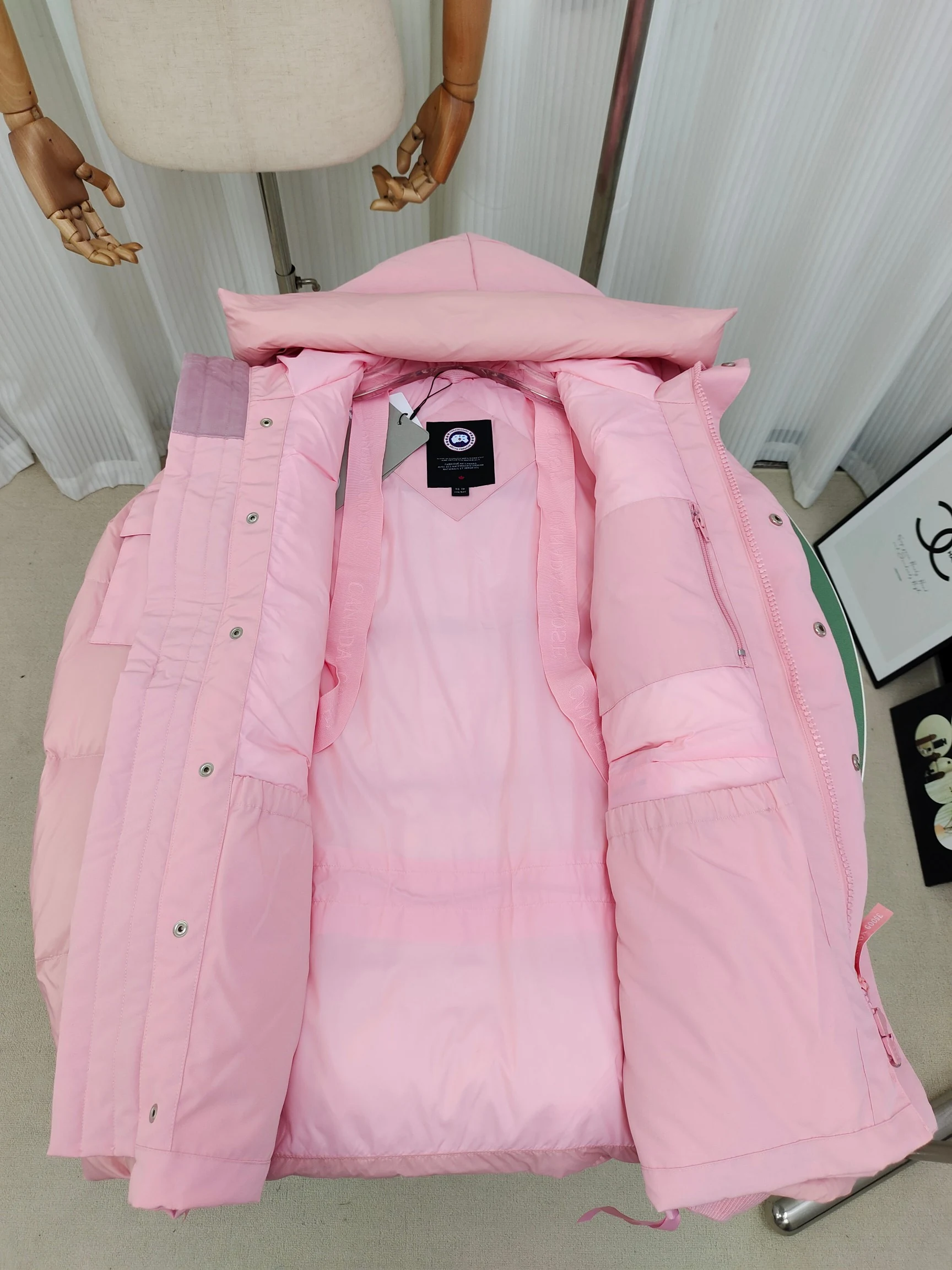 Canada Goose Fur-Collar Puffer Jacket - Style 4 - Canada Goose puffer jacket real photo 5