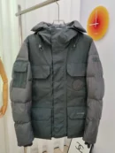 Canada Goose Fur-Collar Puffer Jacket - Style 5 - Canada Goose puffer jacket real photo 1