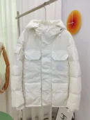 Canada Goose Fur-Collar Puffer Jacket - Style 6 - Canada Goose puffer jacket real photo 1