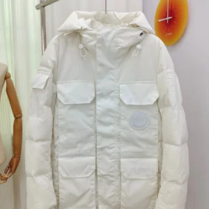 Canada Goose Fur-Collar Puffer Jacket - Style 6 - Canada Goose puffer jacket real photo 1