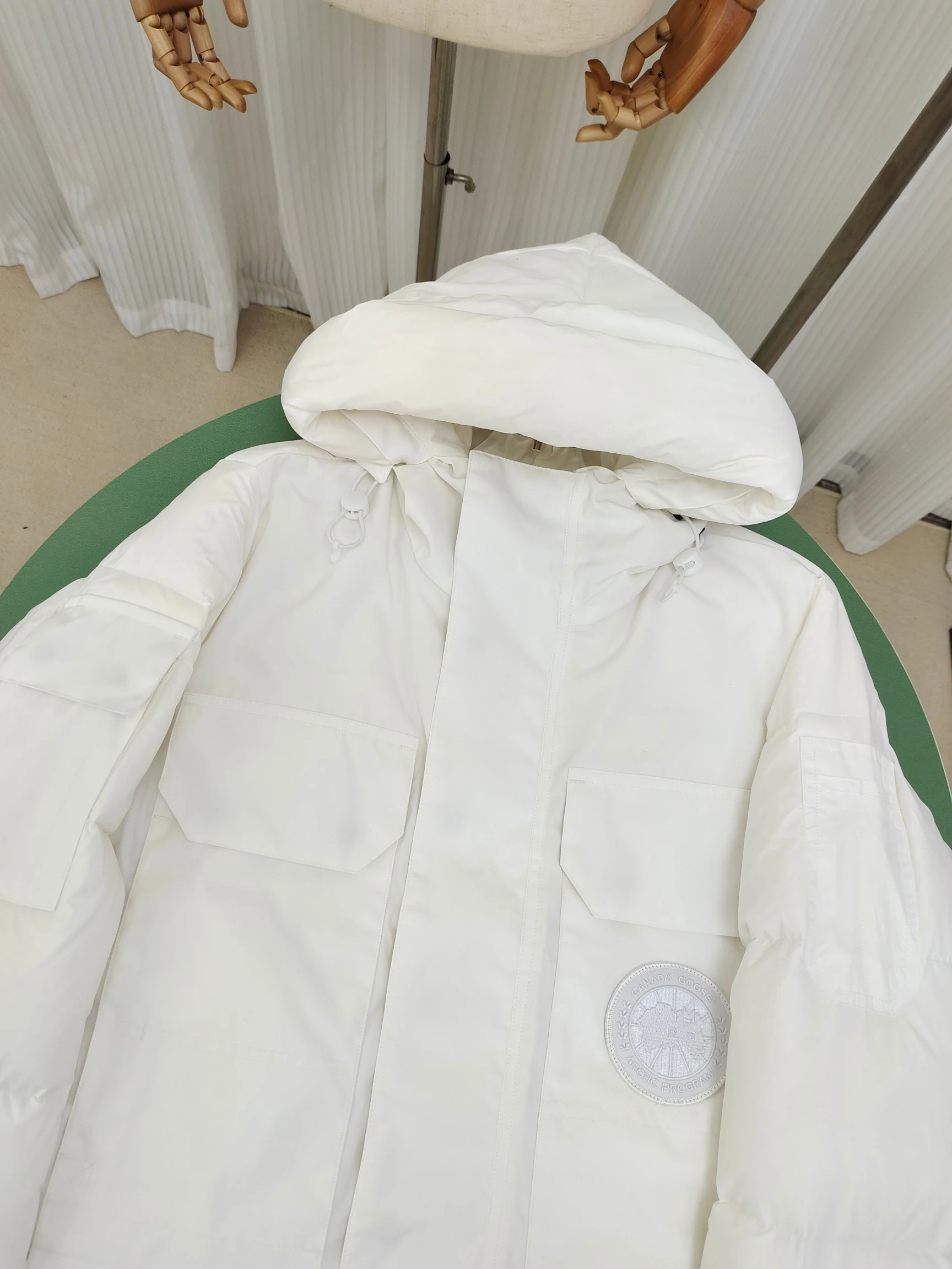 Canada Goose Fur-Collar Puffer Jacket - Style 6 - Canada Goose puffer jacket real photo 2