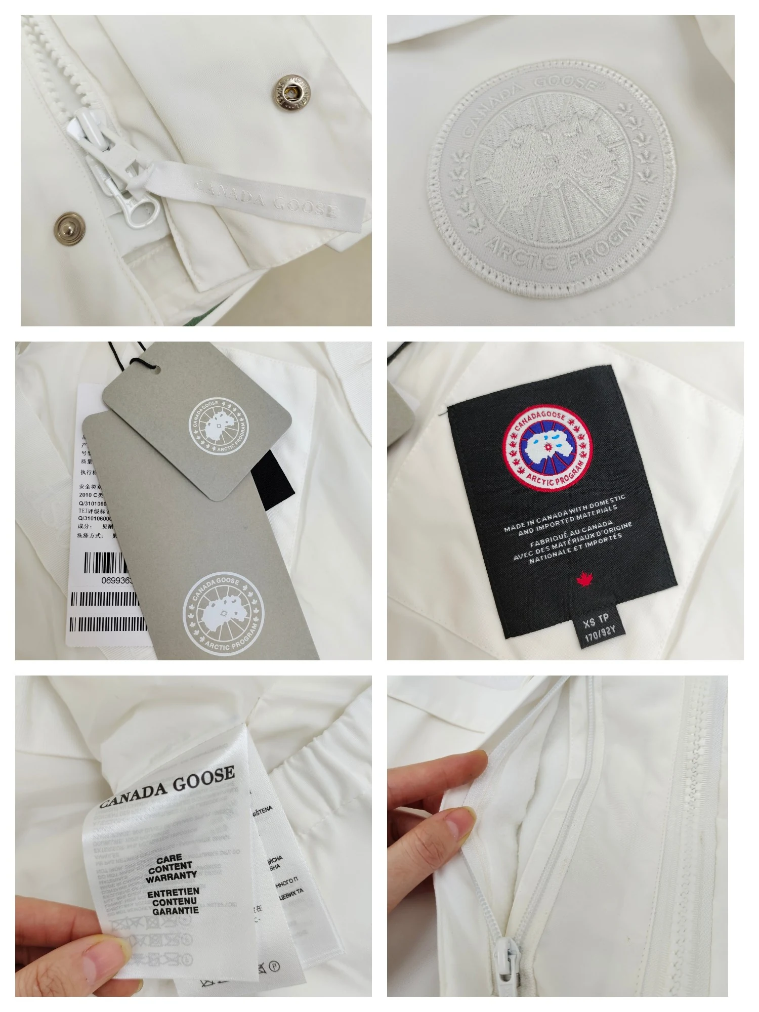 Canada Goose Fur-Collar Puffer Jacket - Style 6 - Canada Goose puffer jacket real photo 9