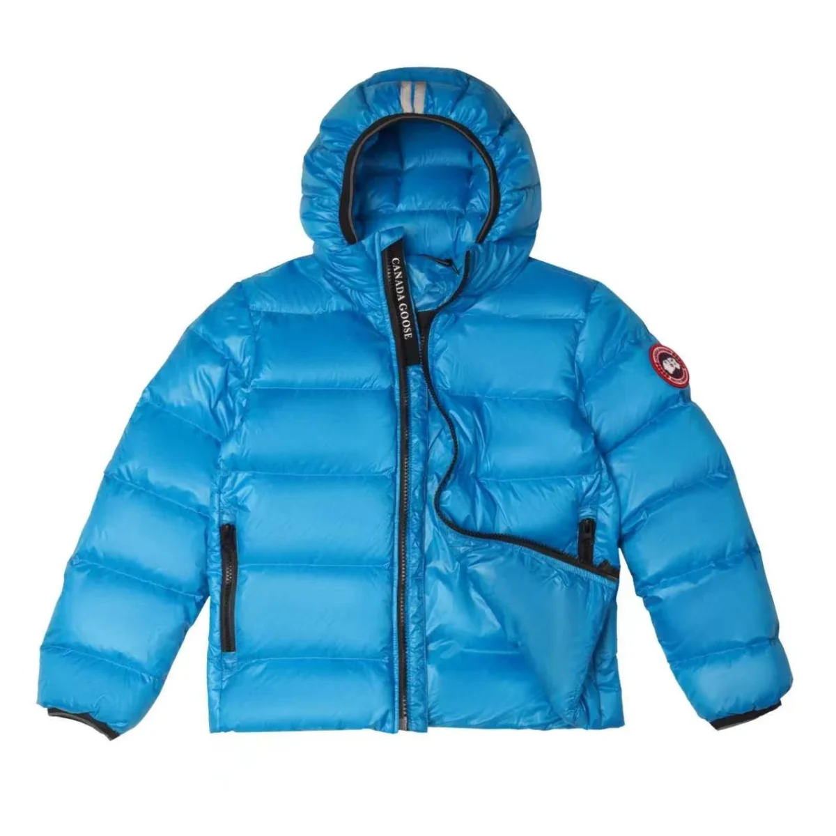 Canada Goose Hooded Puffer Jacket - Style 3 - Canada Goose puffer jacket real photo 1