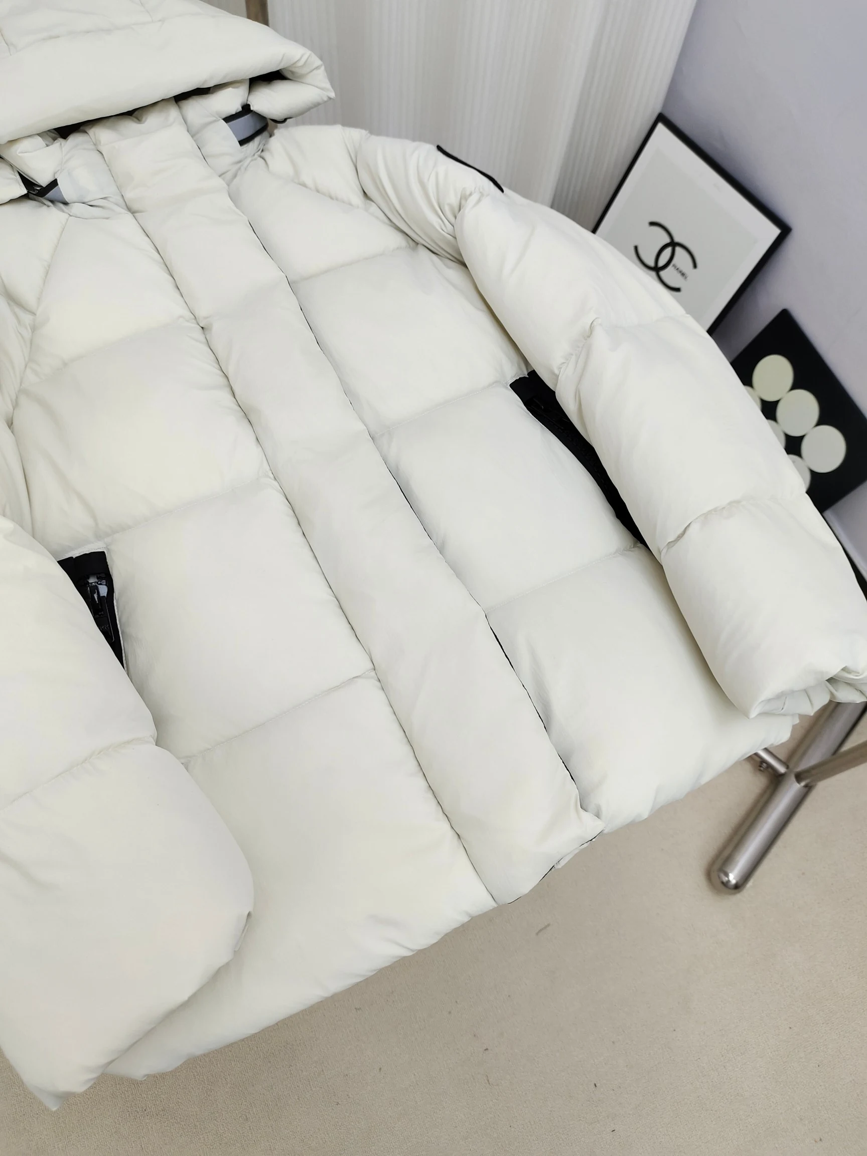 Canada Goose Hooded Puffer Jacket - Style 5 - Canada Goose puffer jacket real photo 3