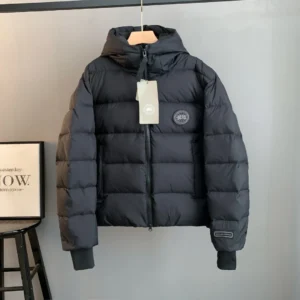 Canada Goose Hooded Puffer Jacket - Style 9 - Canada Goose puffer jacket real photo 1