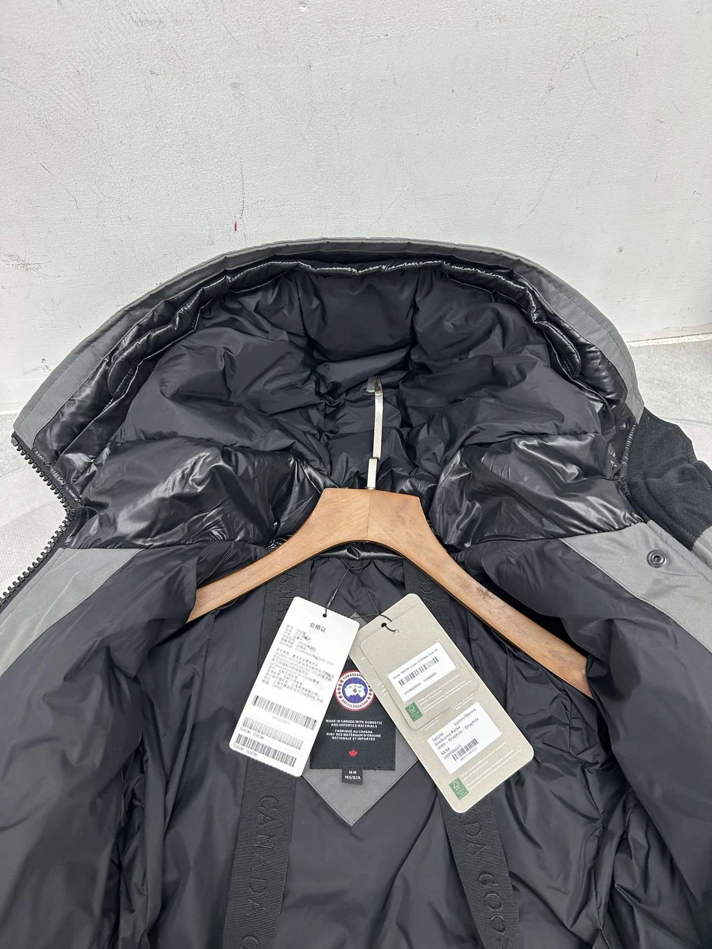 Canada Goose Long Puffer Jacket - Style 10 - Canada Goose puffer jacket real photo 10