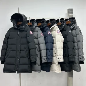 Canada Goose Long Puffer Jacket - Style 2 - Canada Goose puffer jacket real photo 1