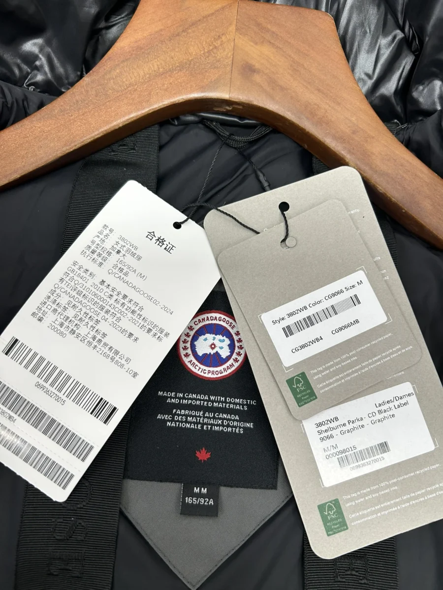 Canada Goose Long Puffer Jacket - Style 4 - Canada Goose puffer jacket real photo 8