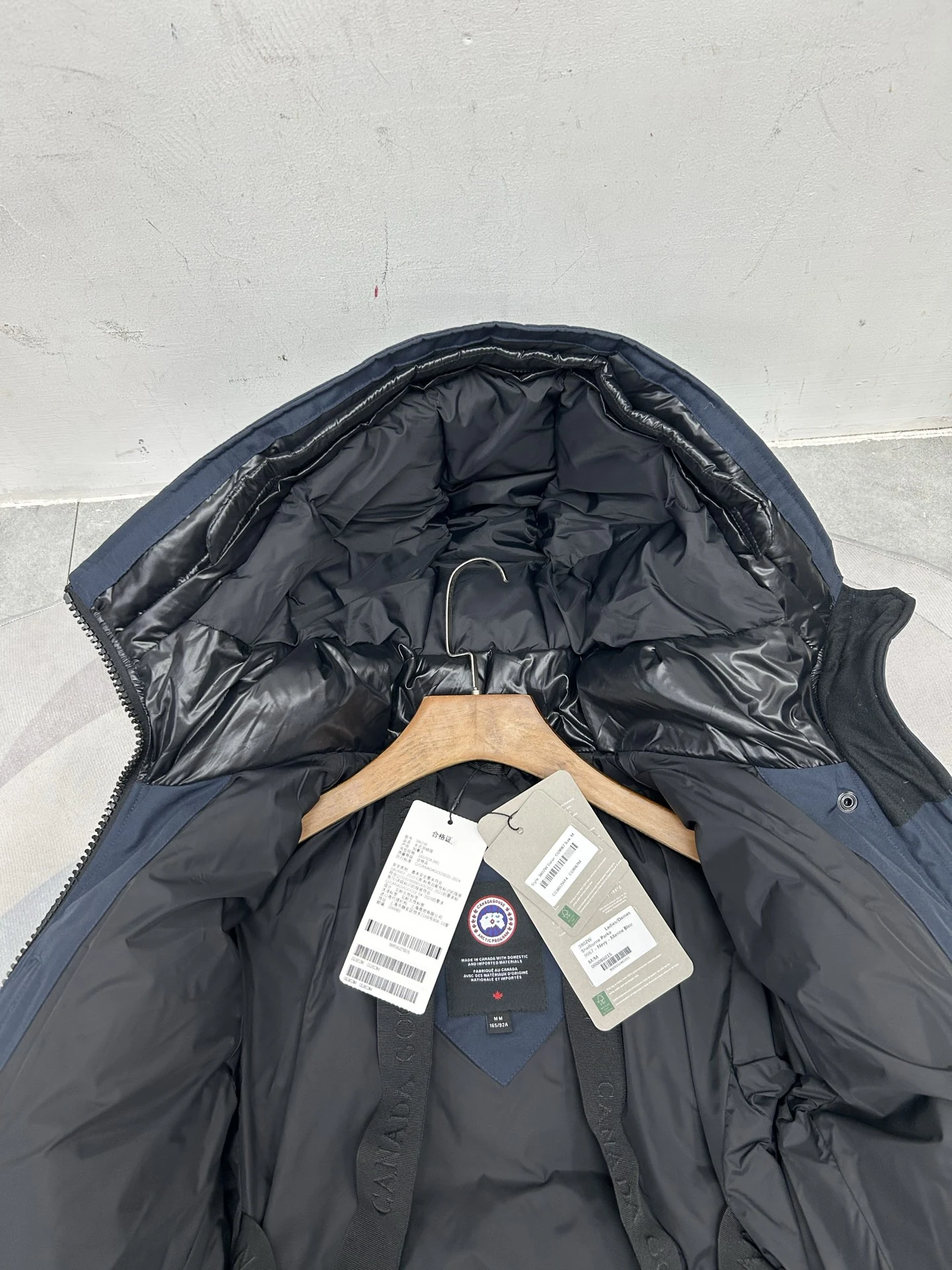 Canada Goose Long Puffer Jacket - Style 6 - Canada Goose puffer jacket real photo 11