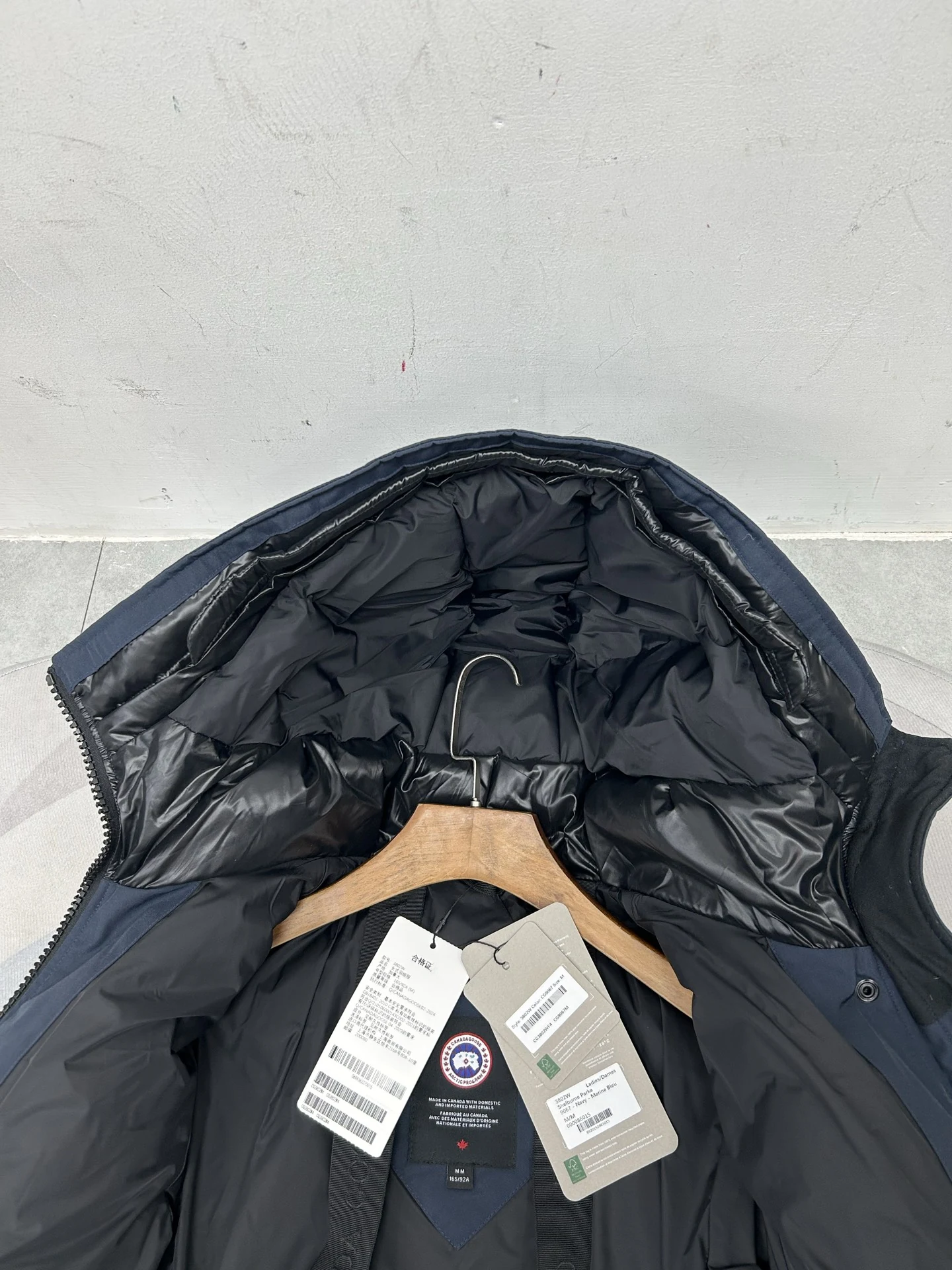 Canada Goose Long Puffer Jacket - Style 6 - Canada Goose puffer jacket real photo 13
