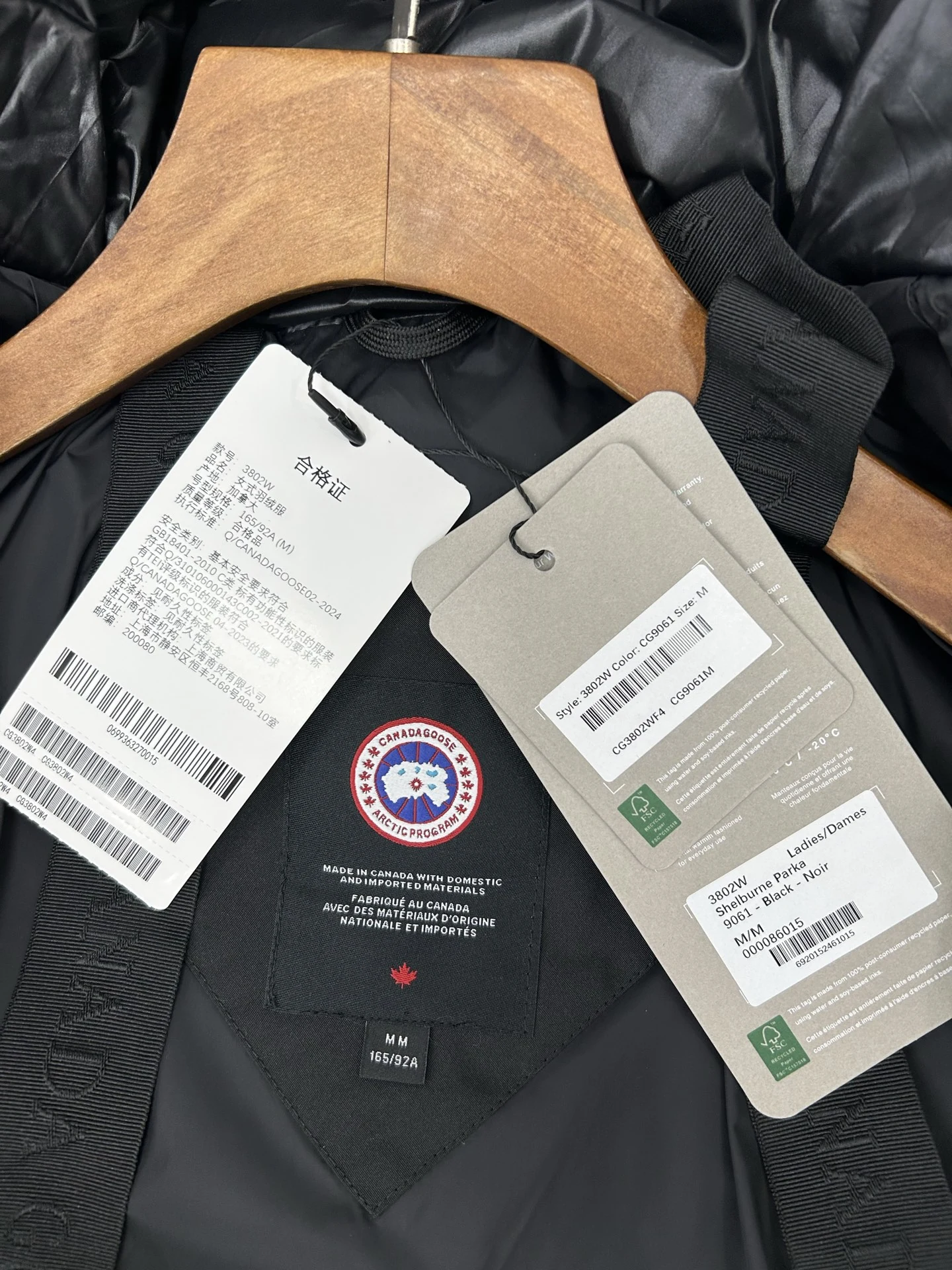 Canada Goose Long Puffer Jacket - Style 8 - Canada Goose puffer jacket real photo 8