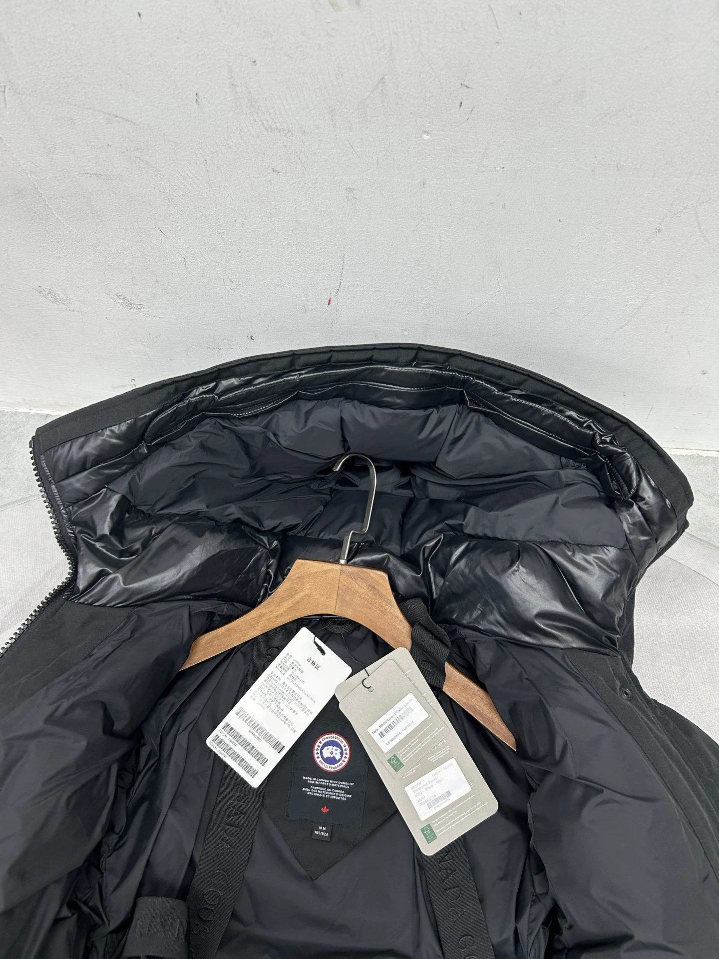 Canada Goose Long Puffer Jacket - Style 8 - Canada Goose puffer jacket real photo 10