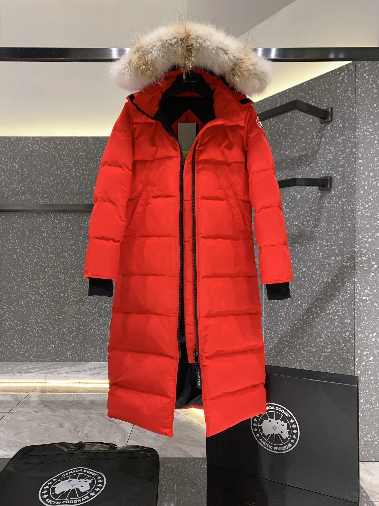 Canada Goose Long Puffer Jacket - Style 14 - Canada Goose puffer jacket real photo 1