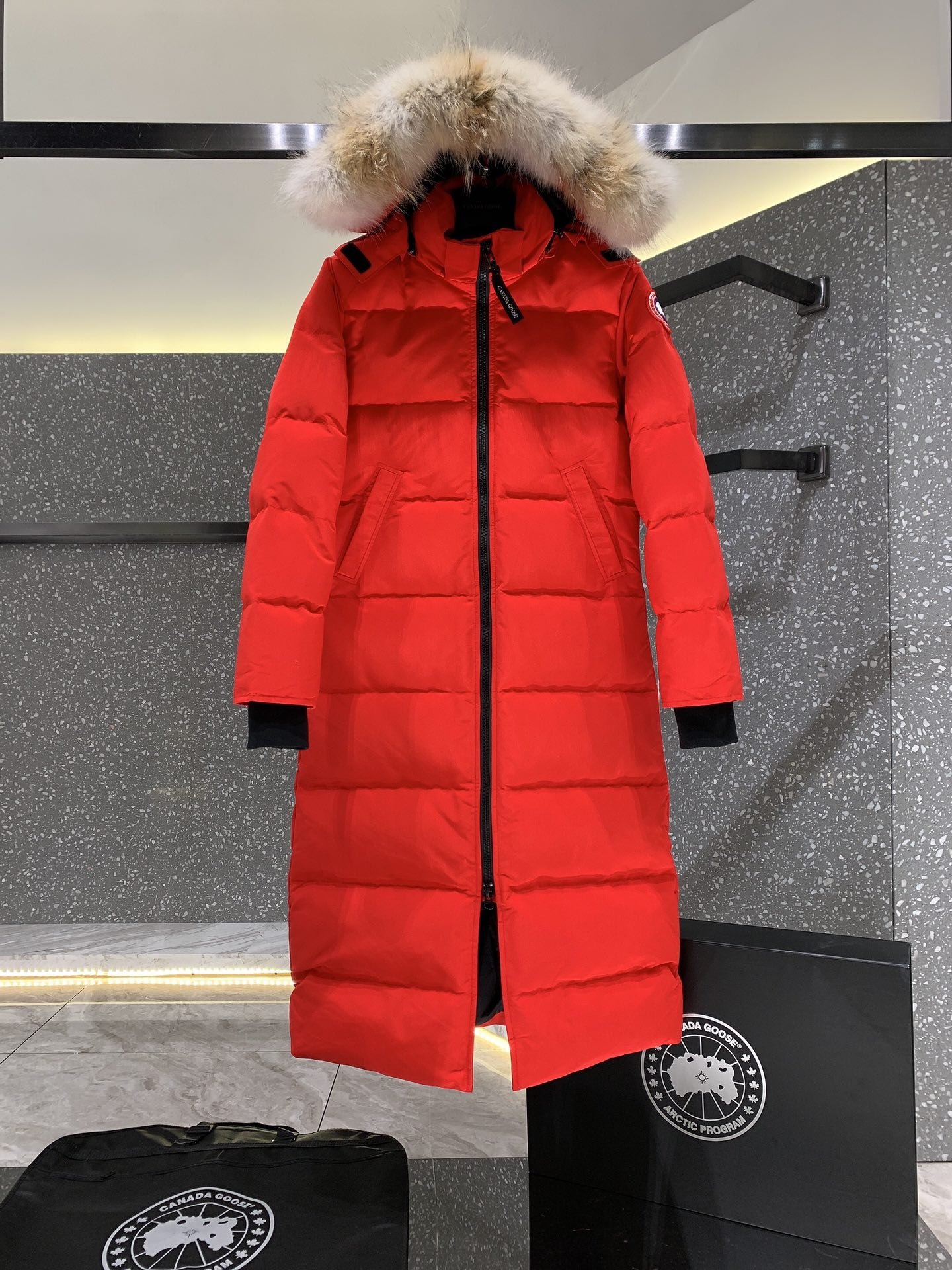 Canada Goose Long Puffer Jacket - Style 14 - Canada Goose puffer jacket real photo 2