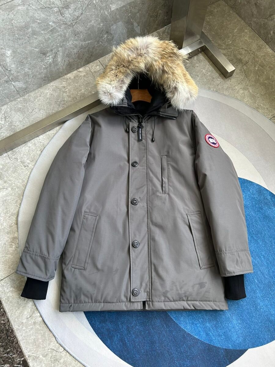 Canada Goose Long Mid-Length Puffer Jacket - Canada Goose puffer jacket real photo 3