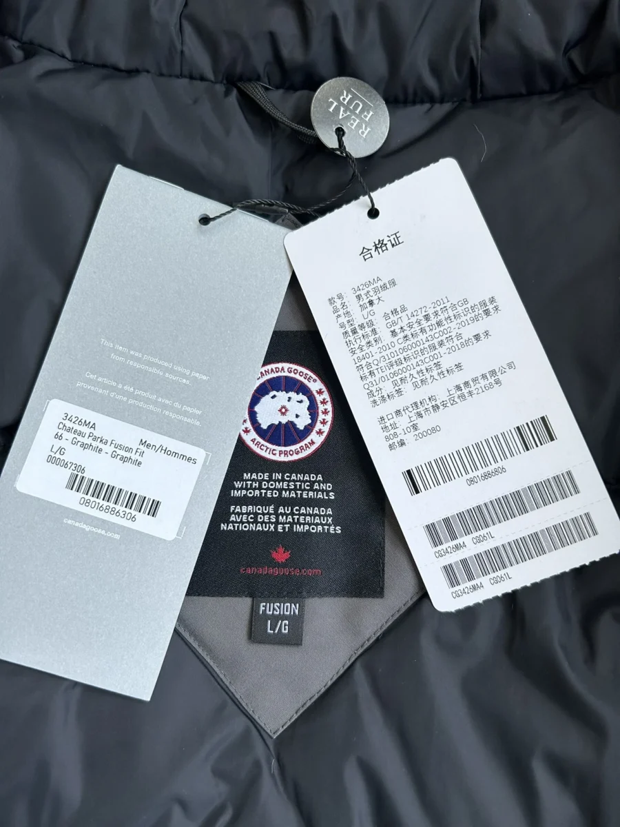 Canada Goose Long Mid-Length Puffer Jacket - Canada Goose puffer jacket real photo 8
