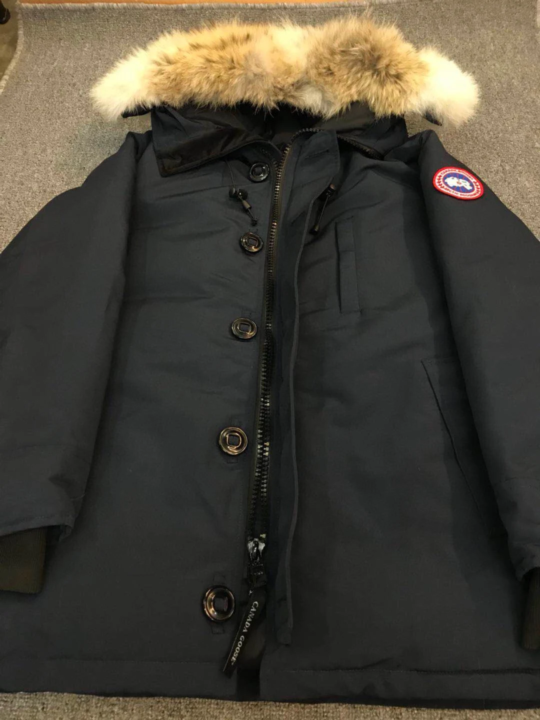 Canada Goose Long Mid-Length Puffer Jacket - Style 5 - Canada Goose puffer jacket real photo 3