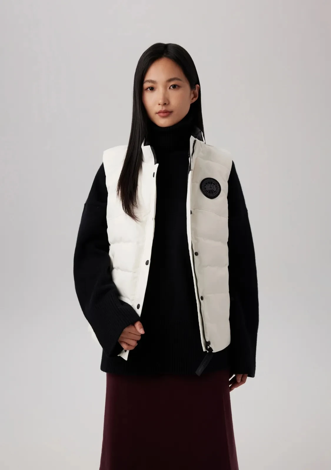 Canada Goose Quilted Puffer Vest - Style 50 - Canada Goose puffer vest real photo 9