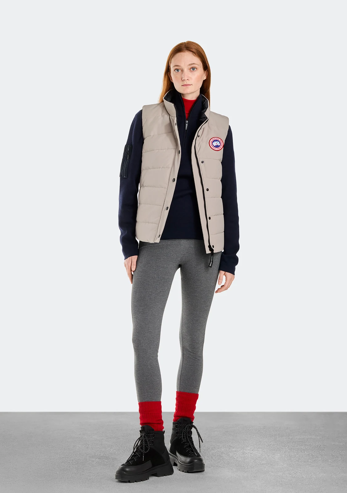 Canada Goose Quilted Puffer Vest - Style 50 - Canada Goose puffer vest real photo 10