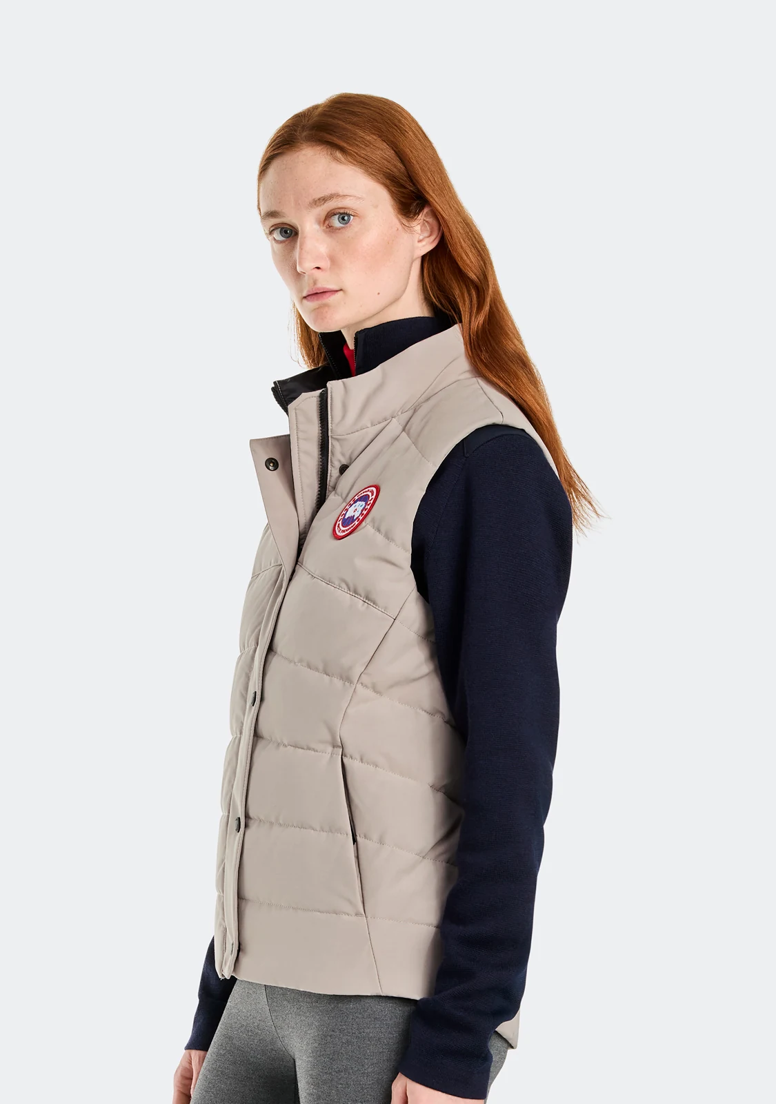 Canada Goose Quilted Puffer Vest - Style 50 - Canada Goose puffer vest real photo 12