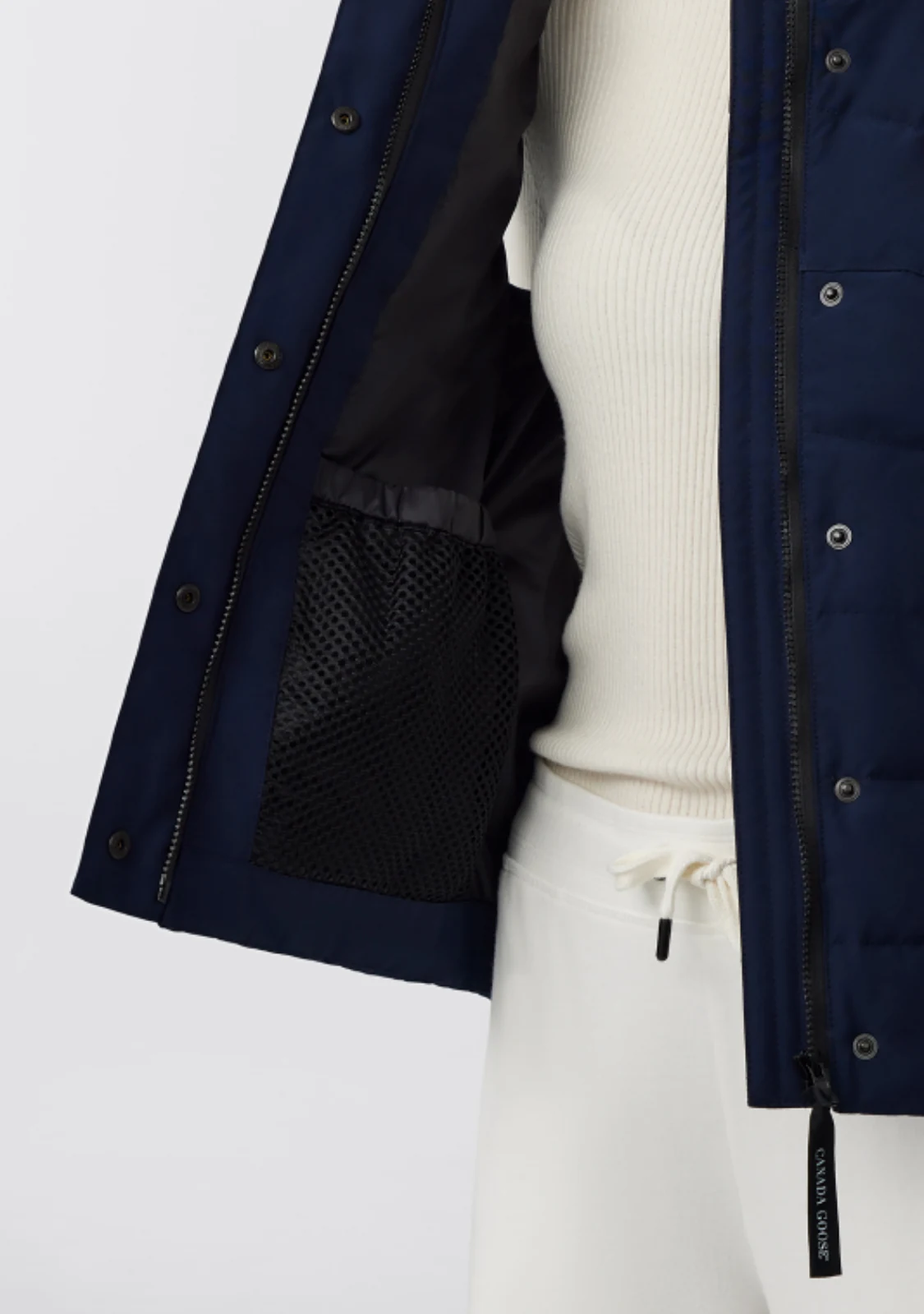 Canada Goose Quilted Puffer Vest - Style 50 - Canada Goose puffer vest real photo 22