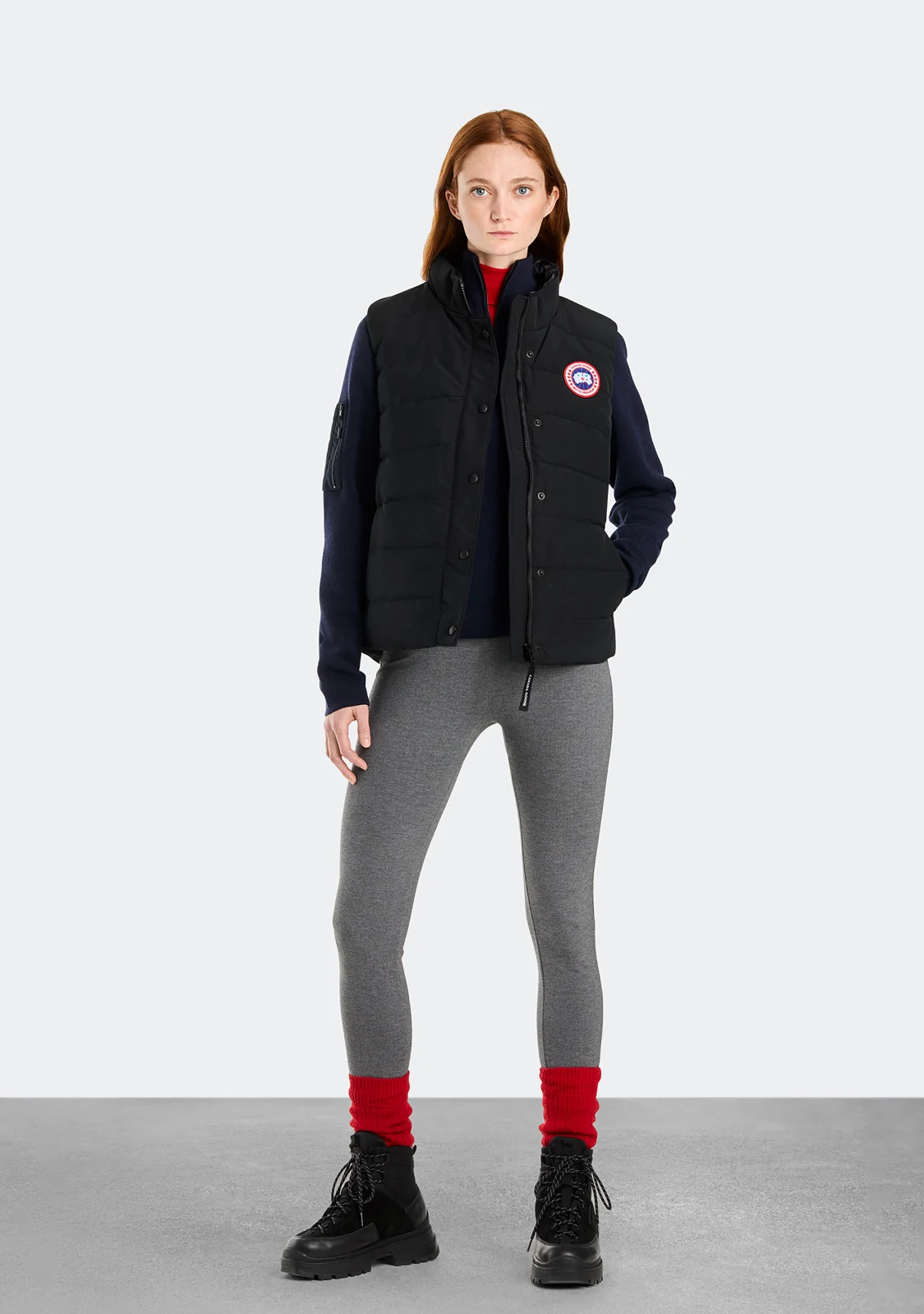 Canada Goose Quilted Puffer Vest - Style 50 - Canada Goose puffer vest real photo 23