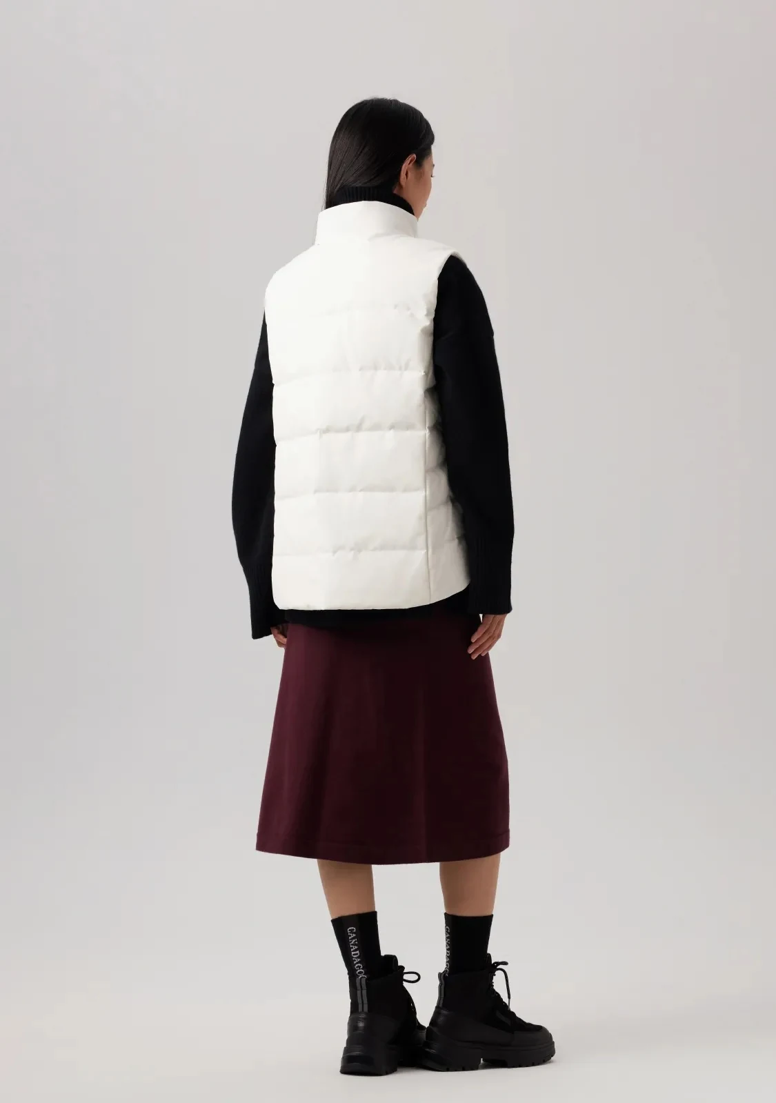 Canada Goose Quilted Puffer Vest - Style 50 - Canada Goose puffer vest real photo 29