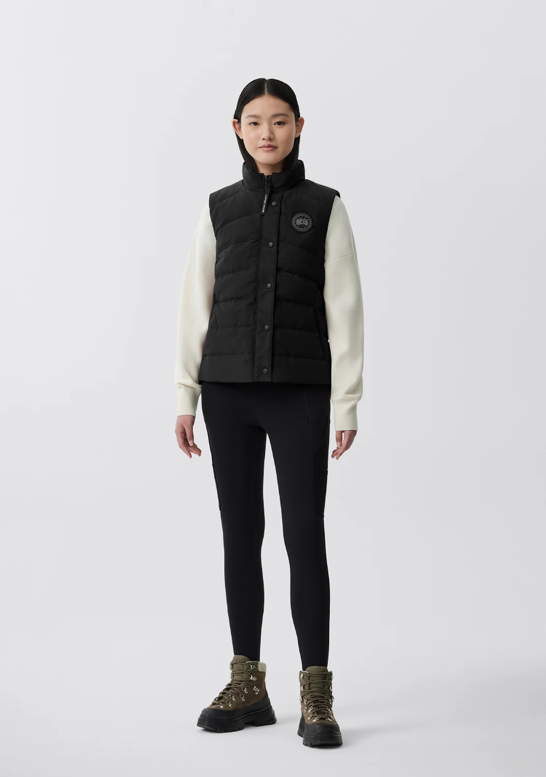 Canada Goose Quilted Puffer Vest - Style 50 - Canada Goose puffer vest real photo 33