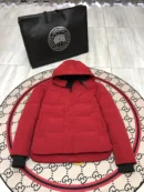 Canada Goose Short Fur-Collar Puffer Jacket - Canada Goose puffer jacket real photo 1