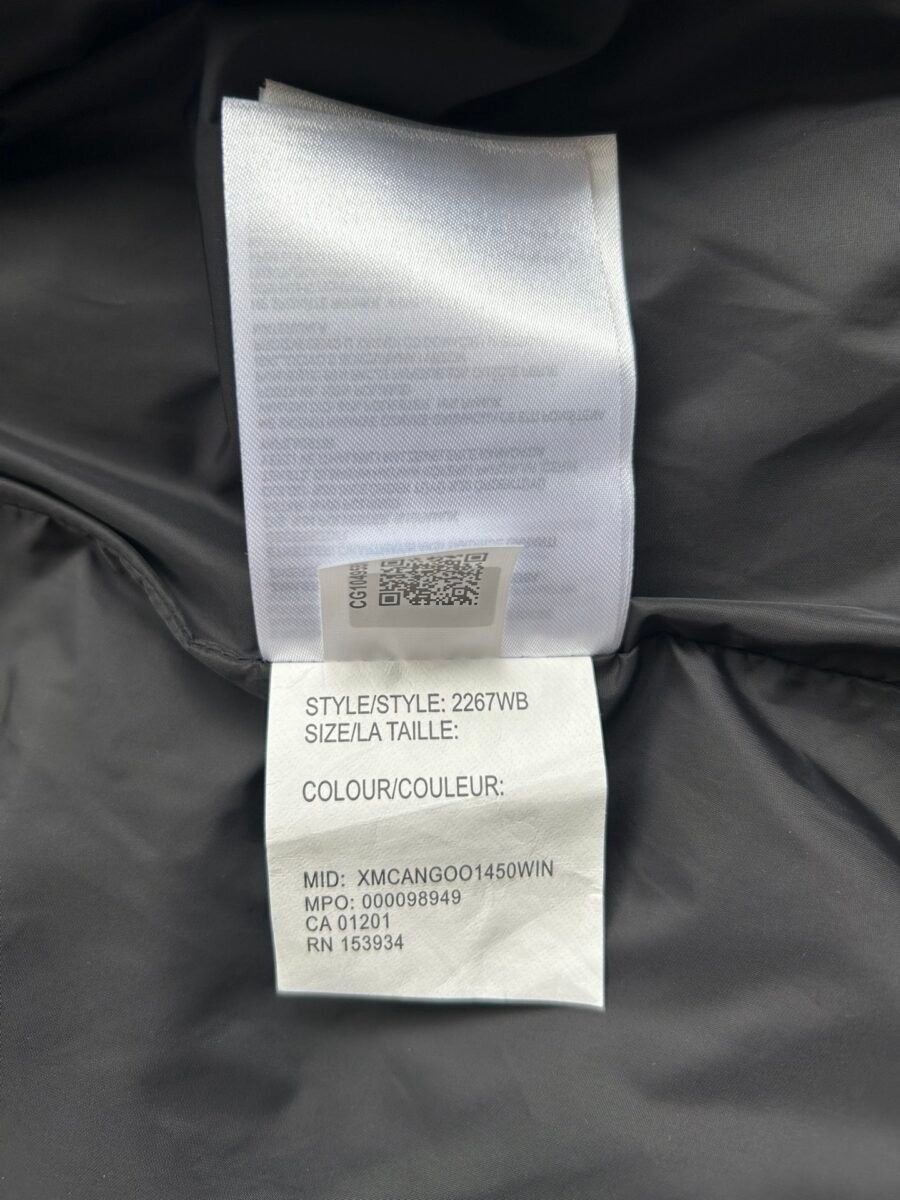 Canada Goose Short Puffer Vest - Style 12 - Canada Goose puffer vest real photo 9