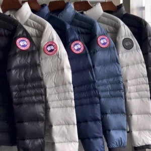 Canada Goose Stand-Collar Lightweight Puffer Jacket - Style 2 - Canada Goose puffer jacket real photo 1
