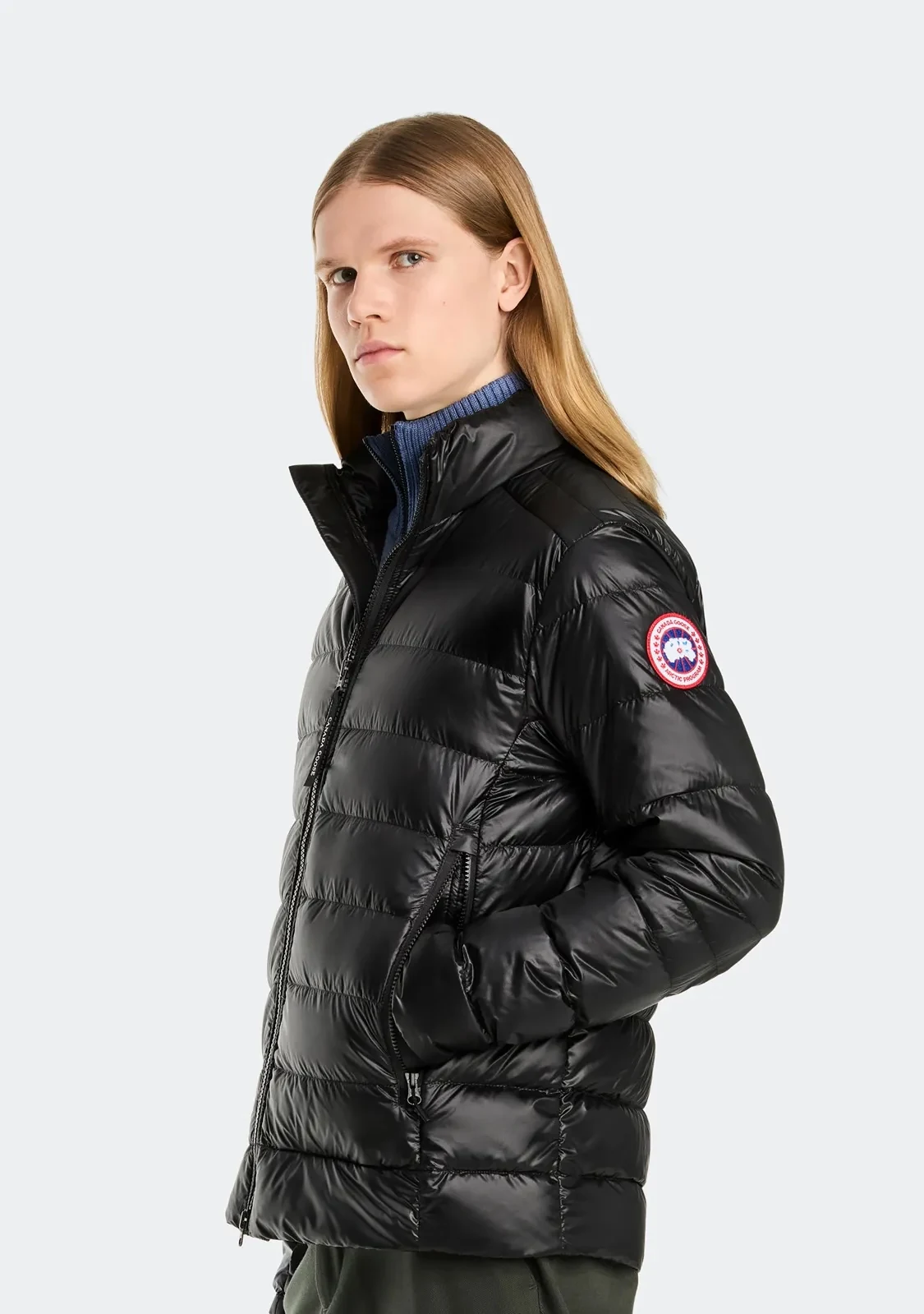 Canada Goose Stand-Collar Lightweight Puffer Jacket - Style 3 - Canada Goose puffer jacket real photo 2