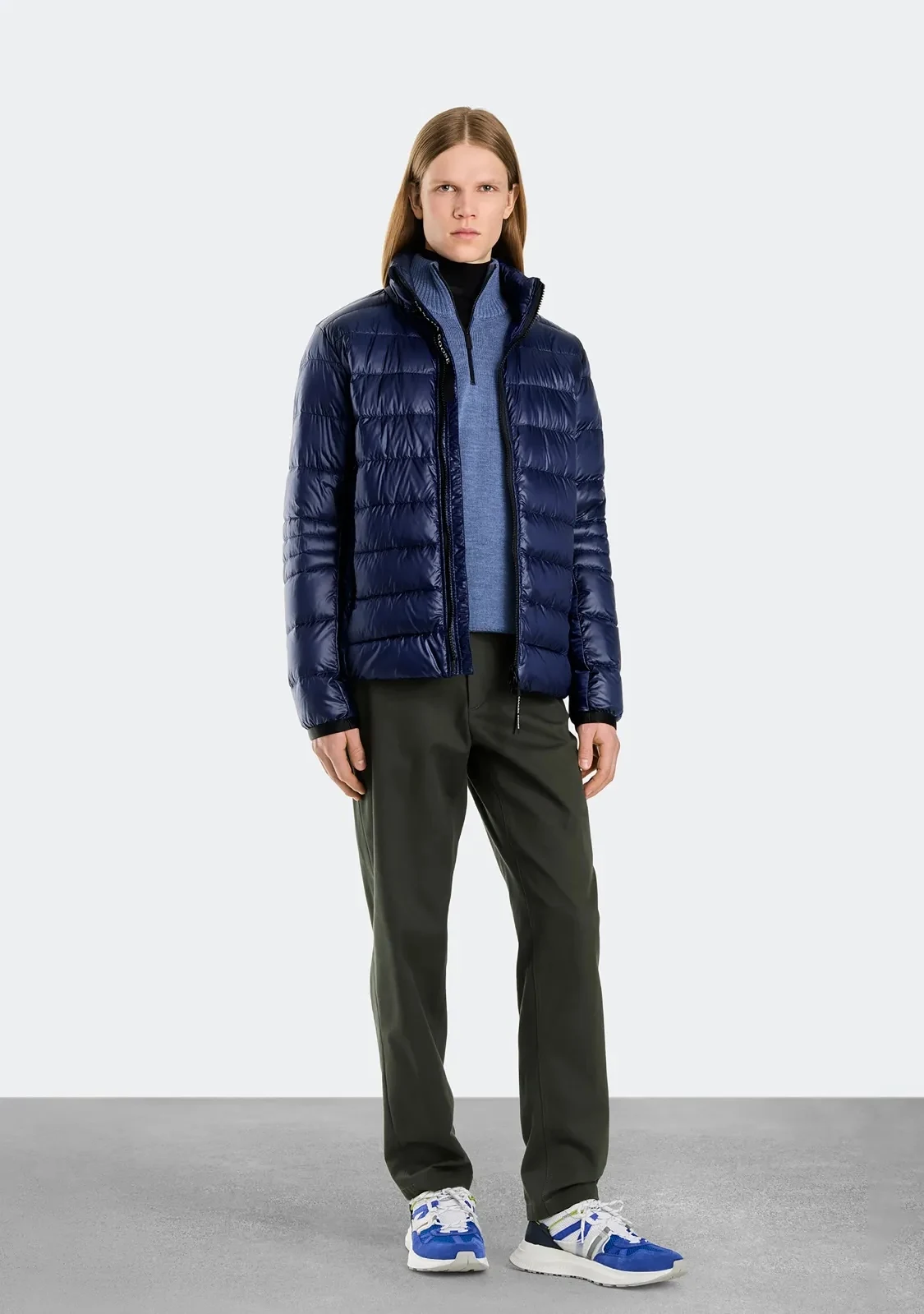 Canada Goose Stand-Collar Lightweight Puffer Jacket - Style 3 - Canada Goose puffer jacket real photo 4