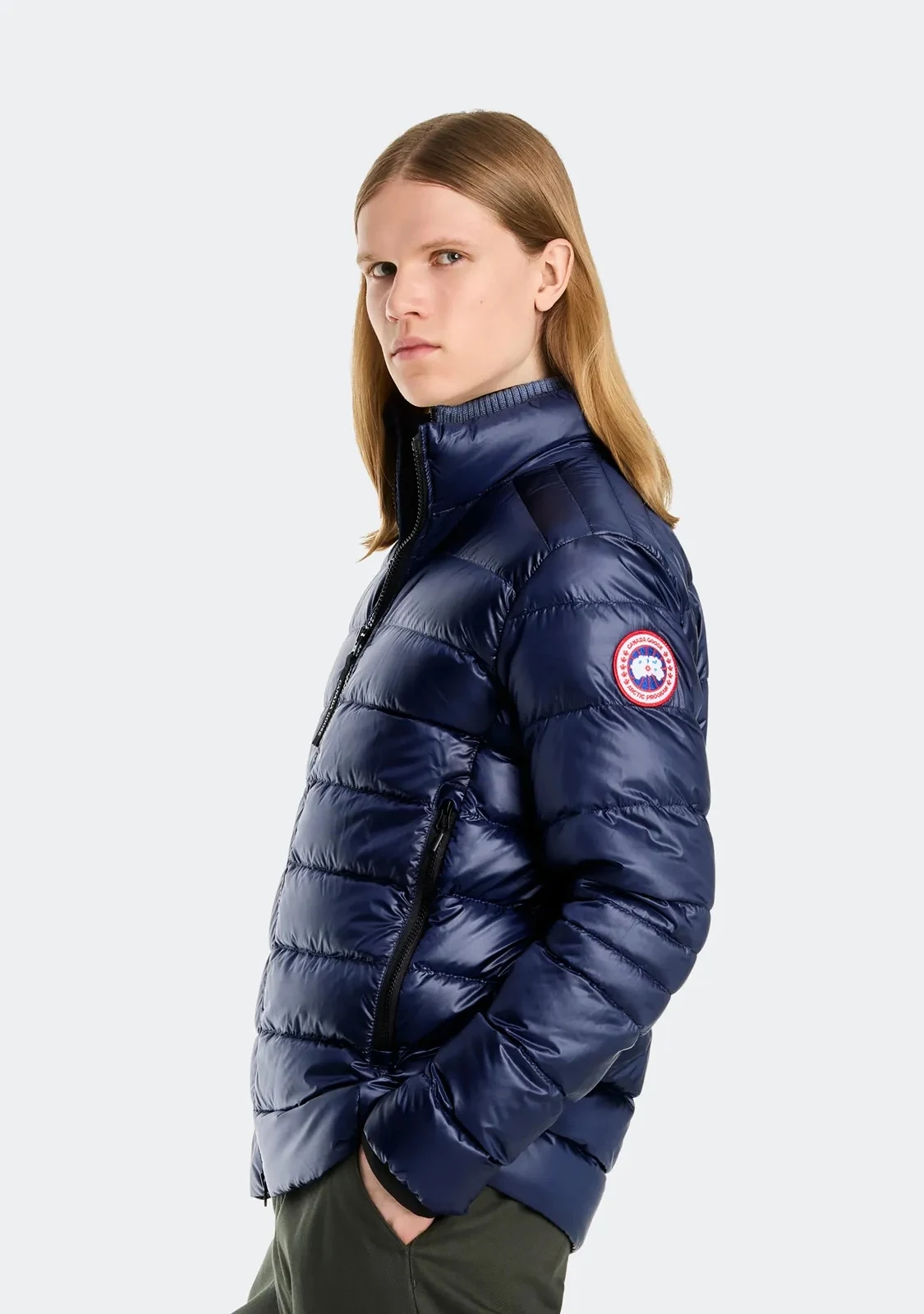 Canada Goose Stand-Collar Lightweight Puffer Jacket - Style 3 - Canada Goose puffer jacket real photo 5
