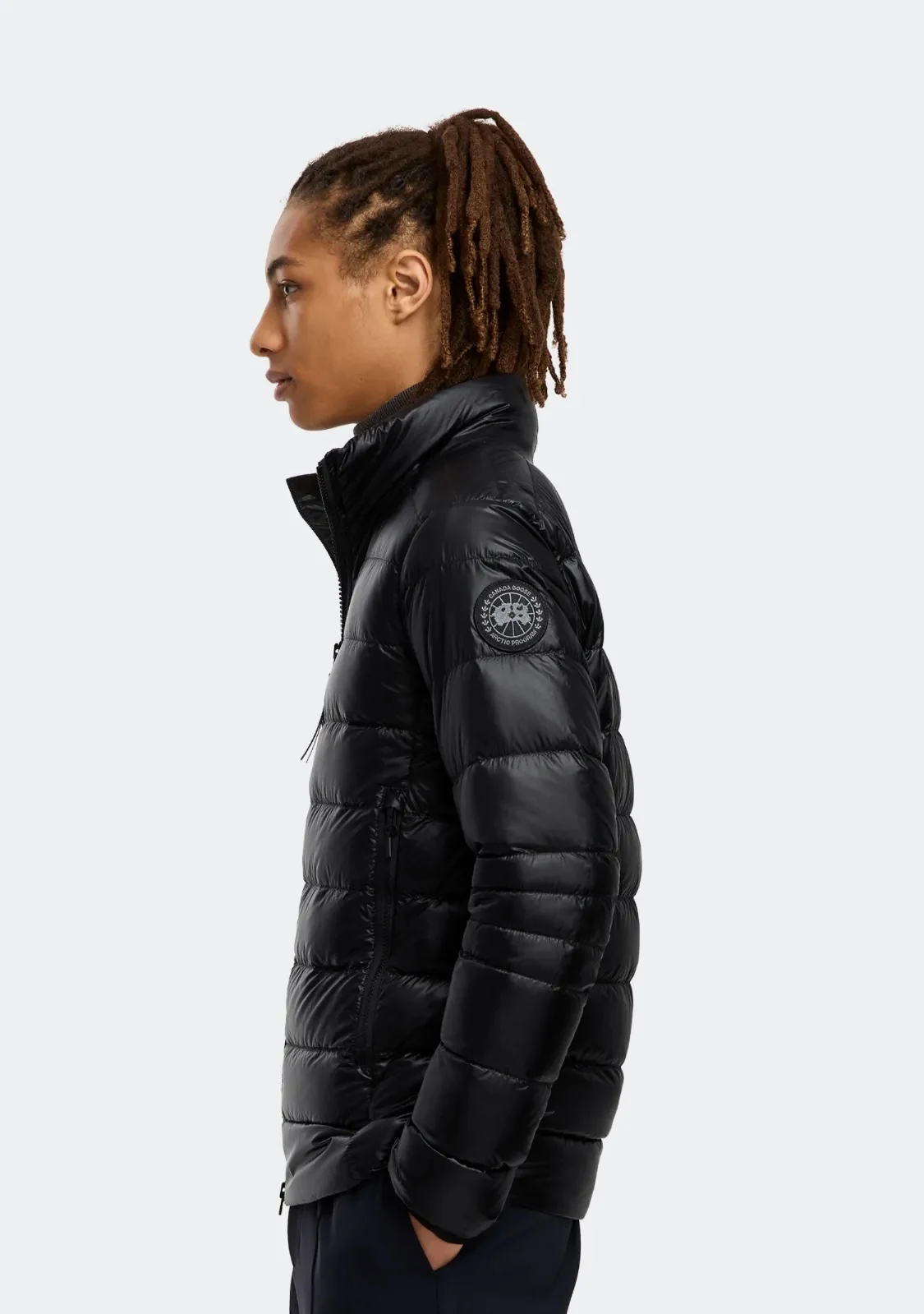 Canada Goose Stand-Collar Lightweight Puffer Jacket - Style 3 - Canada Goose puffer jacket real photo 8