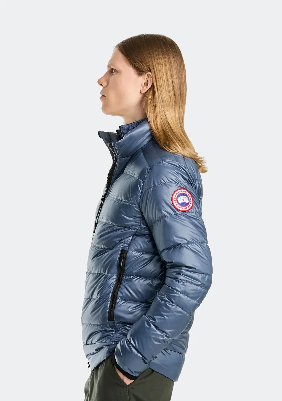Canada Goose Stand-Collar Lightweight Puffer Jacket - Style 3 - Canada Goose puffer jacket real photo 11