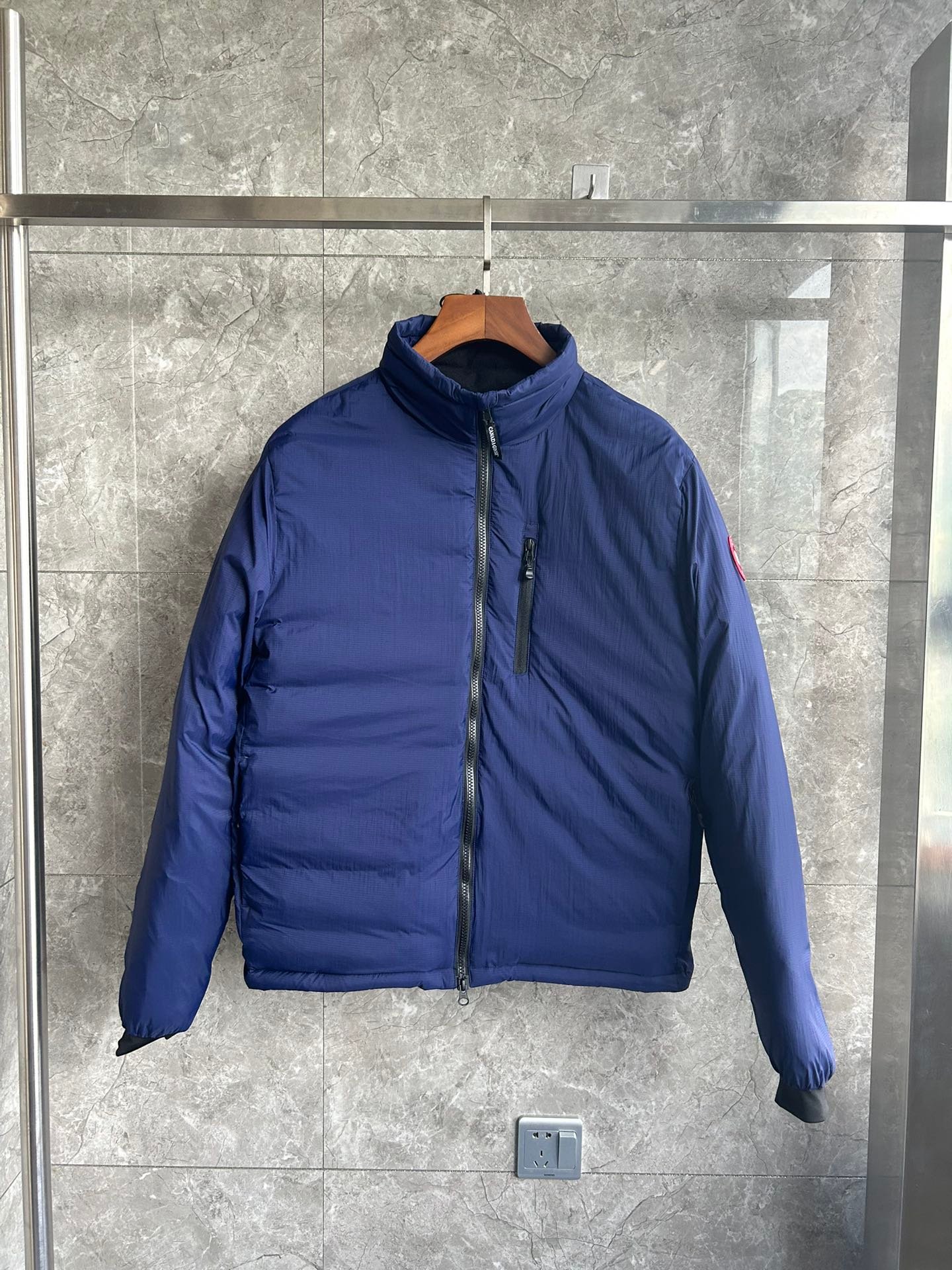 Canada Goose Stand-Collar Slim Puffer Jacket - Style 2 - Canada Goose puffer jacket real photo 1