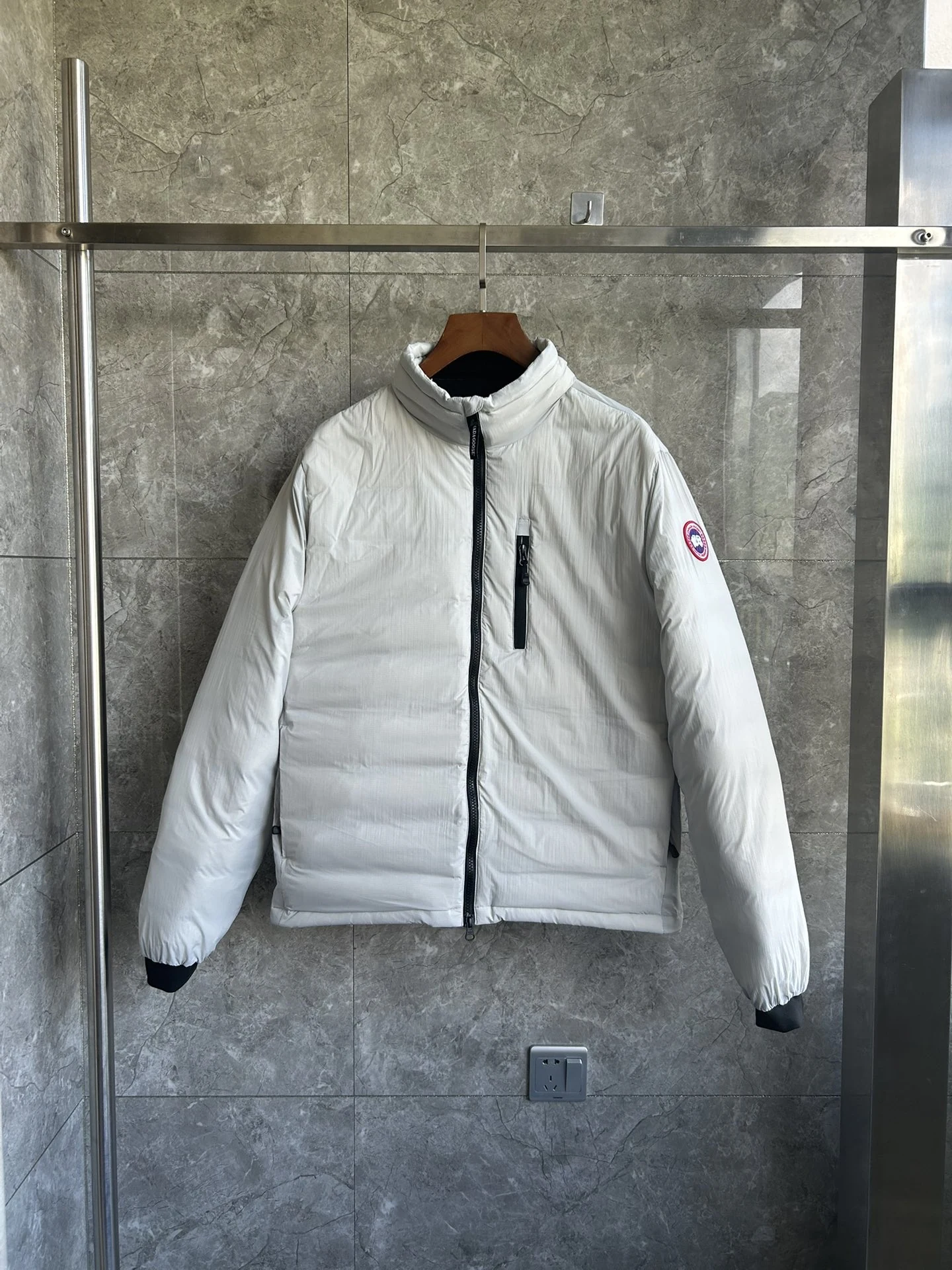 Canada Goose Stand-Collar Slim Puffer Jacket - Style 3 - Canada Goose puffer jacket real photo 1
