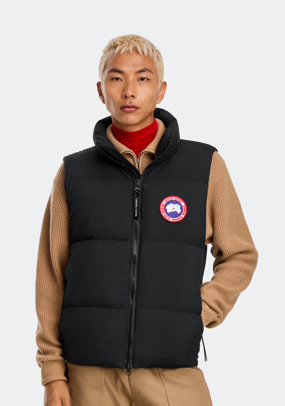 Canada Goose Stand-Collar Puffer Vest - Style 2 - Canada Goose puffer vest real photo 1