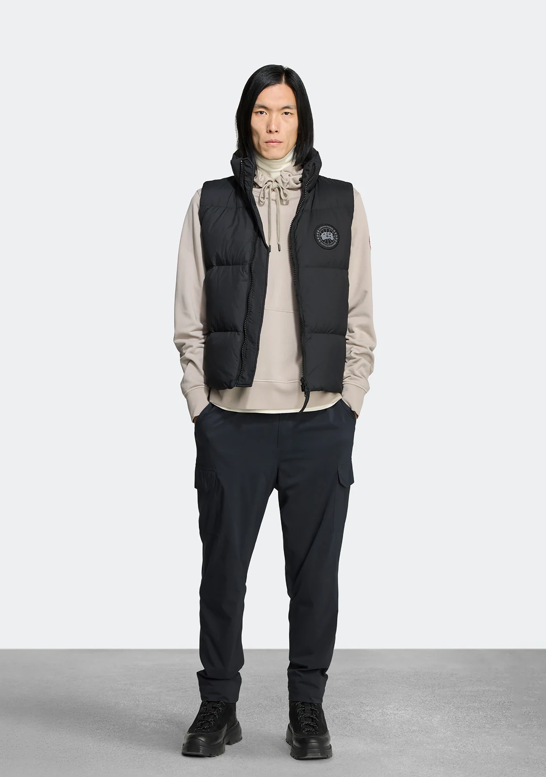 Canada Goose Stand-Collar Puffer Vest - Style 2 - Canada Goose puffer vest real photo 5