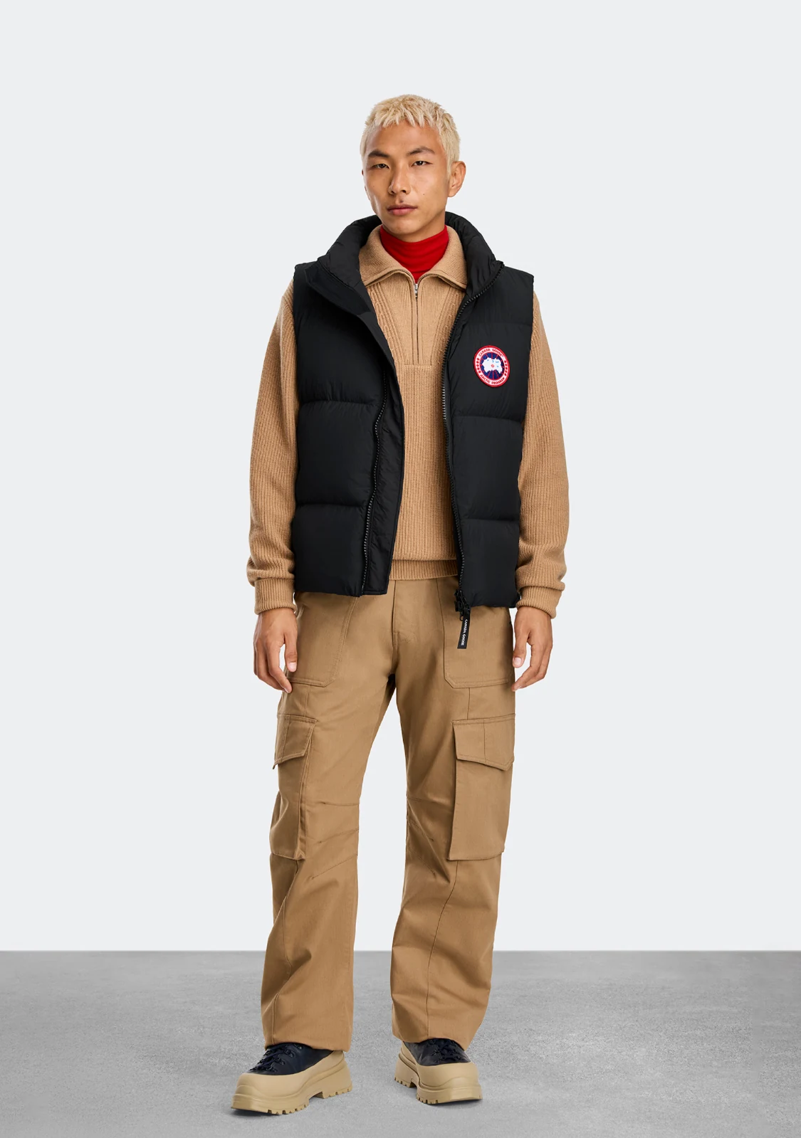 Canada Goose Stand-Collar Puffer Vest - Style 2 - Canada Goose puffer vest real photo 7
